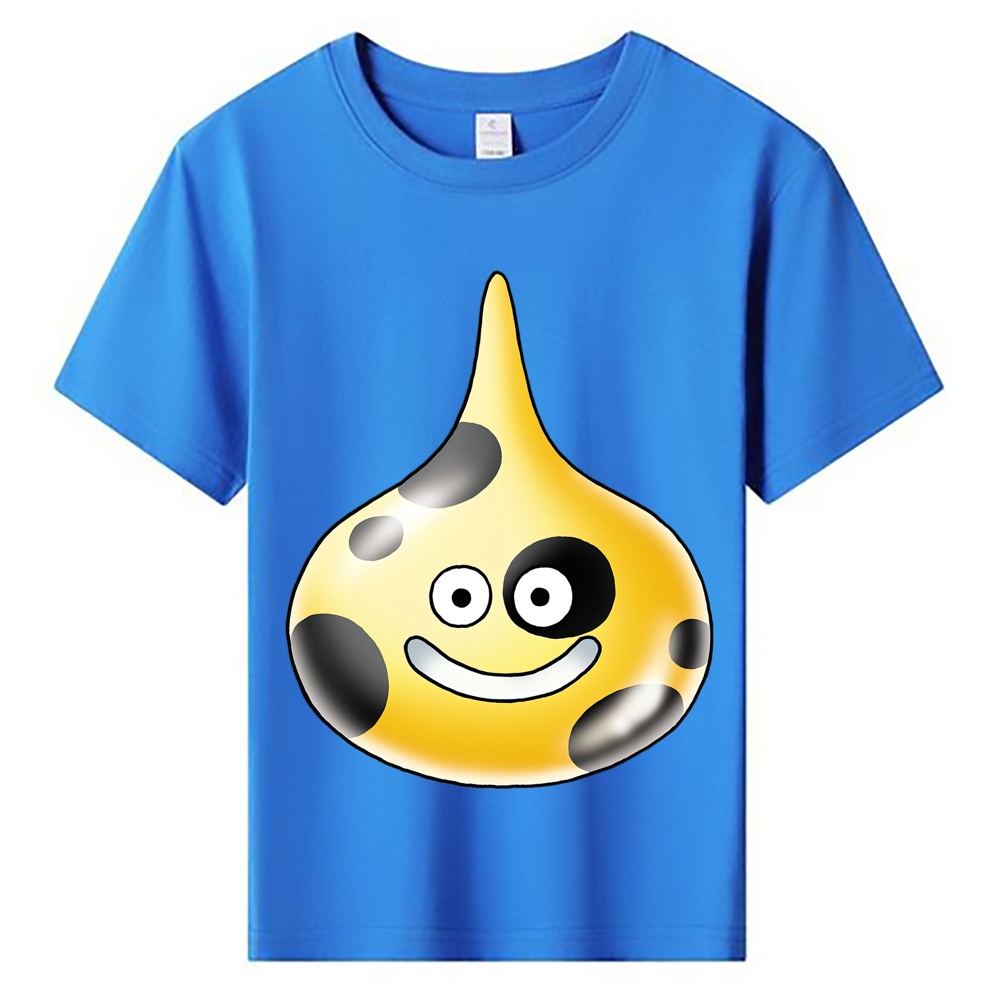（画像用） ドラゴンクエスト Doragon Kuesuto Dragon Quest 綿100％キッズTシャツ（フロントプリント）